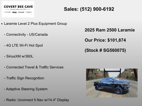 New 2025 RAM 2500 Laramie AWD/4WD image 36
