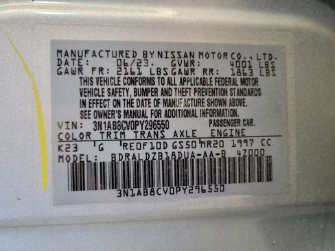 Used 2023 Nissan Sentra SV image 33