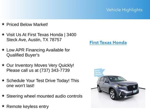 Used 2025 Honda Pilot EX-L image 10