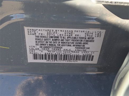 New 2026 Nissan Sentra SV w/ SV Convenience Package image 37