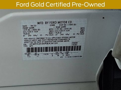 Certified 2024 Ford Edge Titanium w/ Equipment Group 301A AWD/4WD image 33