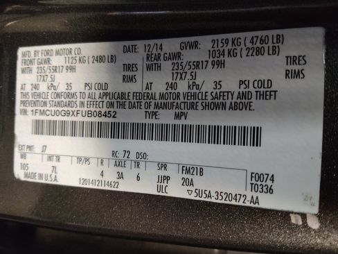 Used 2015 Ford Escape SE FWD image 33