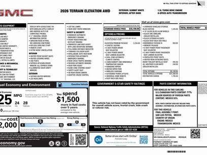 New 2026 GMC Terrain Elevation w/ Elevation Premium Package