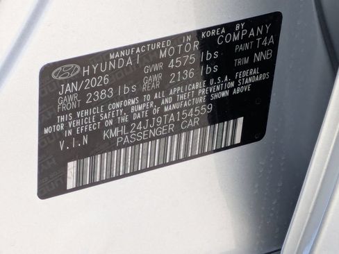 New 2026 Hyundai Sonata Blue FWD image 24