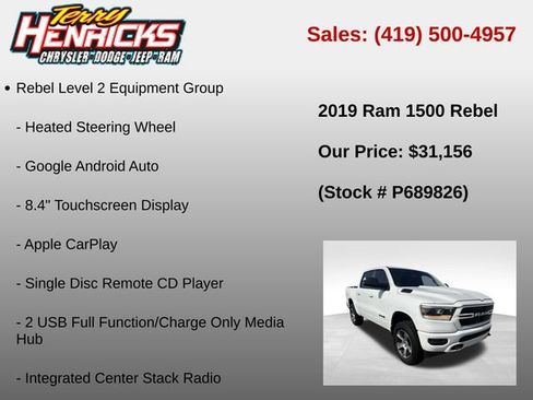 Used 2019 RAM 1500 Sport w/ Level 2 Equipment Group AWD/4WD image 37