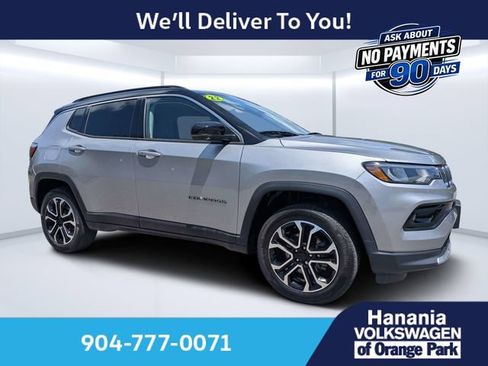 Used 2022 Jeep Compass Limited w/ Sun and Sound Group AWD/4WD image 1