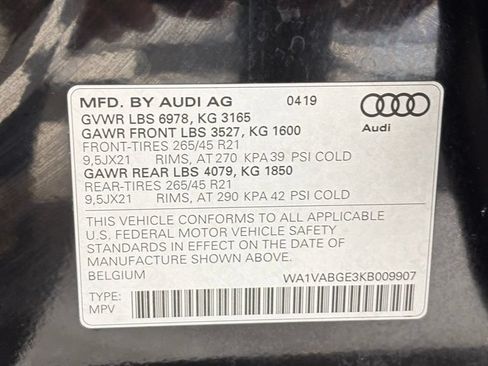 Used 2019 Audi e-tron Prestige AWD/4WD image 45