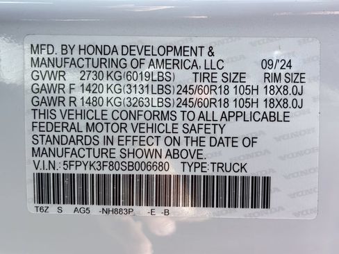 Used 2025 Honda Ridgeline Black Edition image 39