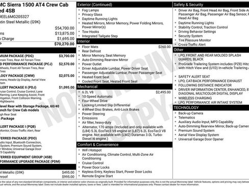 Used 2021 GMC Sierra 1500 AT4 w/ AT4 Premium Package AWD/4WD image 5