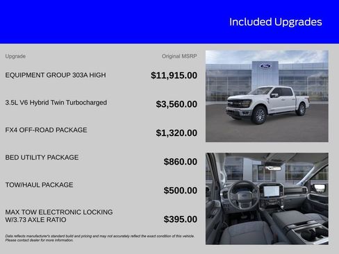 New 2025 Ford F150 XLT w/ Equipment Group 303A High image 7