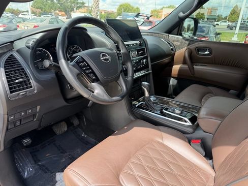 Used 2023 Nissan Armada Platinum w/ Captain's Chairs Package AWD/4WD image 12