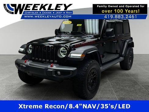 Used 2021 Jeep Wrangler Unlimited Rubicon w/ Xtreme Recon 35" Tire Package AWD/4WD image 1