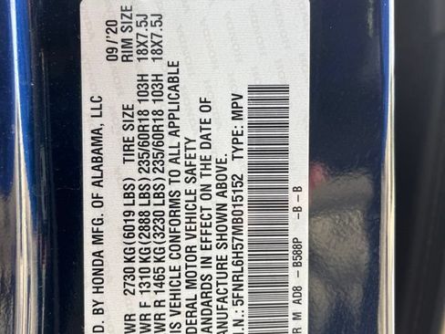 Used 2021 Honda Odyssey EX image 9