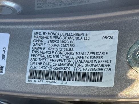 New 2025 Honda Accord Sport image 28