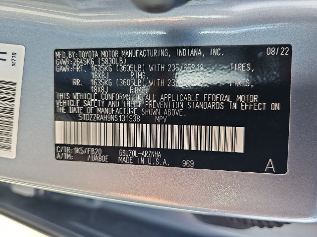 Used 2022 Toyota Highlander LE FWD image 37