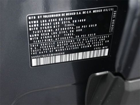 New 2025 Volkswagen Taos S image 20