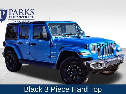 Used 2022 Jeep Wrangler Unlimited Sahara w/ Cold Weather Group image 1