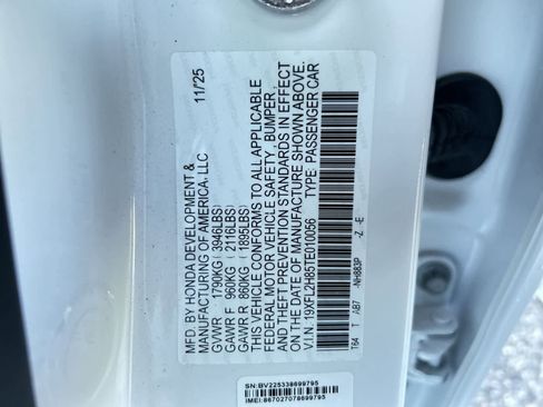Certified 2026 Honda Civic Sport image 2