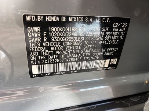 New 2026 Honda HR-V Sport image 23