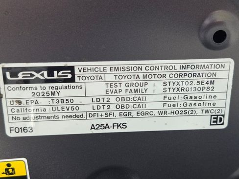 Used 2025 Lexus NX 250 FWD w/ Accessory Package (2T) image 20