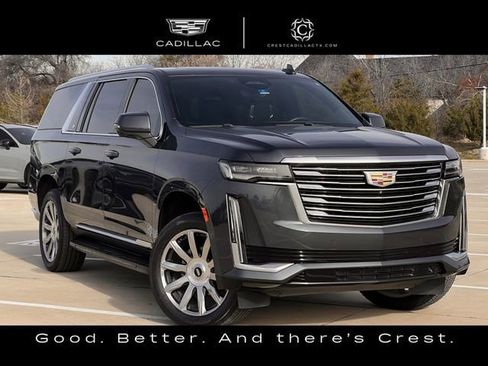 Used 2021 Cadillac Escalade ESV Premium Luxury Platinum w/ Heavy-Duty Trailer Package image 2