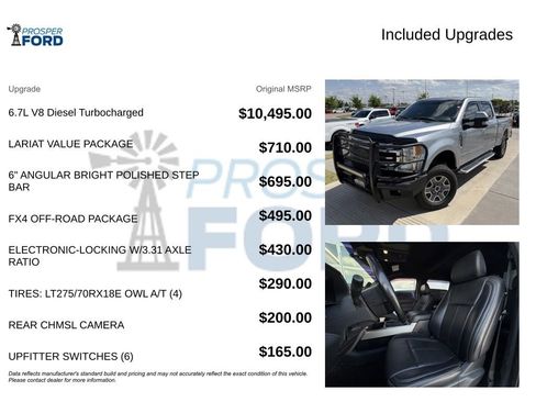Used 2022 Ford F250 Lariat w/ Lariat Value Package AWD/4WD image 3