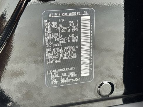 Used 2024 Nissan Armada Platinum w/ Captain's Chairs Package AWD/4WD image 28