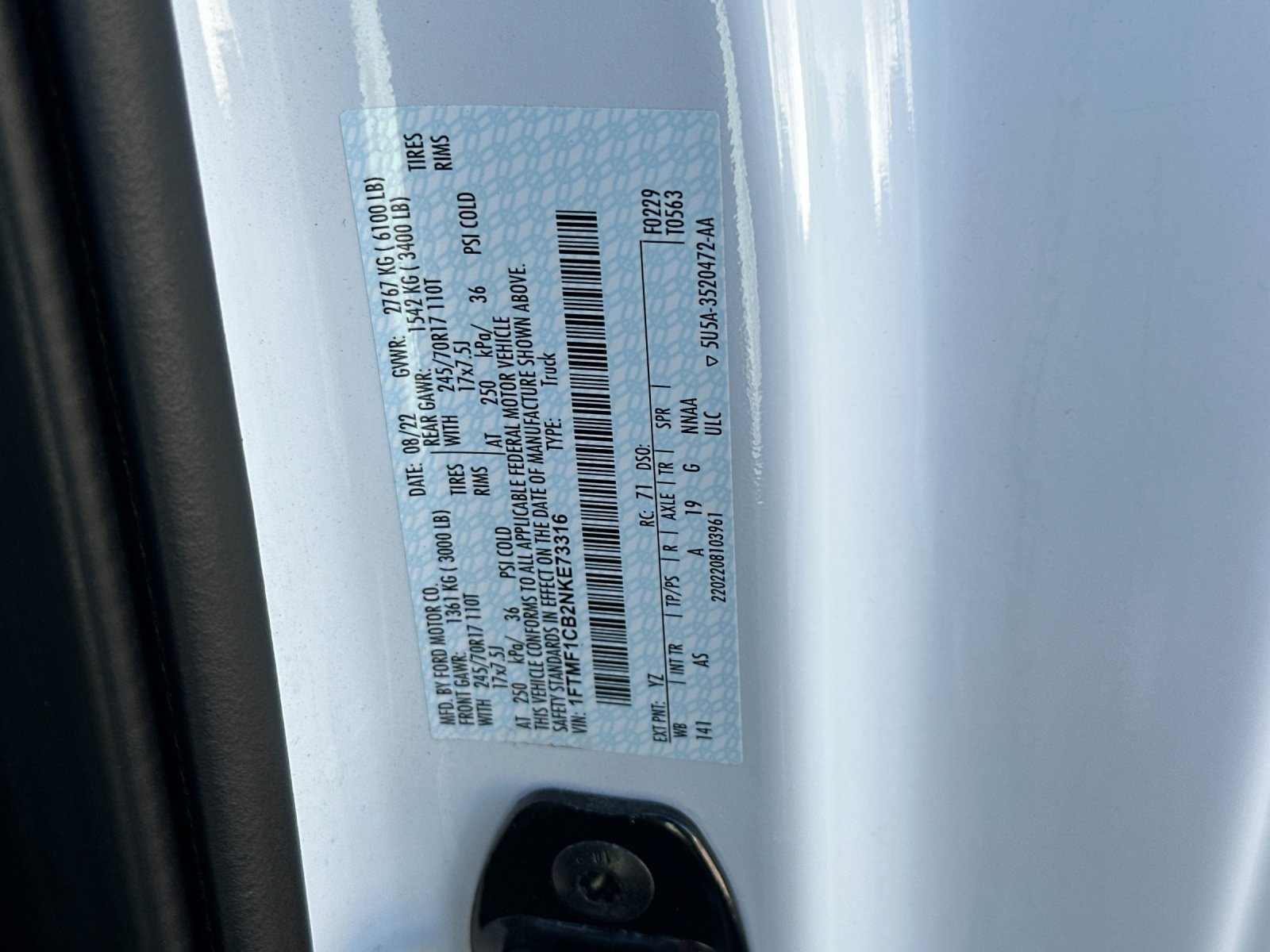 Certified 2022 Ford F150 2WD Regular Cab image 41
