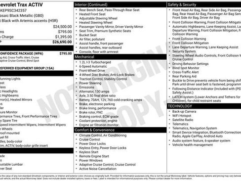 Used 2025 Chevrolet Trax ACTIV w/ Driver Confidence Package FWD image 24