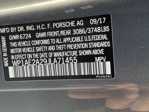 Certified 2018 Porsche Cayenne S Platinum AWD/4WD image 18