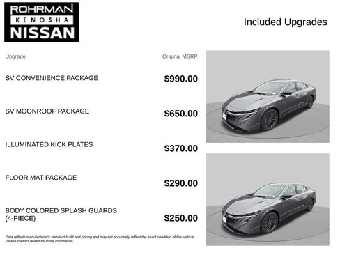 Used 2026 Nissan Sentra SV w/ SV Convenience Package FWD image 4