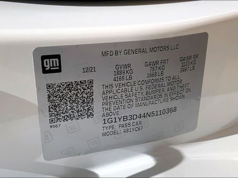 Used 2022 Chevrolet Corvette Stingray Preferred Conv w/ Z51 Performance Package RWD image 25