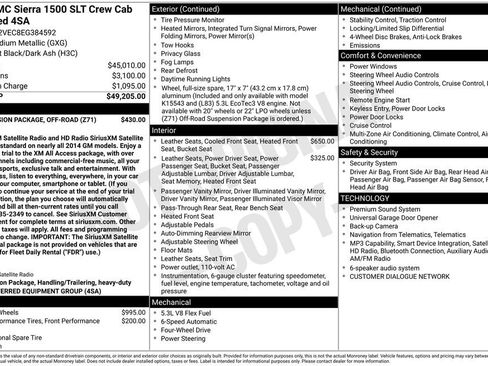 Used 2014 GMC Sierra 1500 SLT w/ Suspension Package, Off-Road AWD/4WD image 18