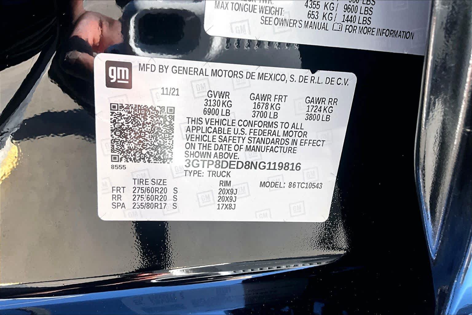 Used 2022 GMC Sierra 1500 SLT RWD image 37