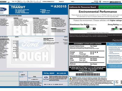 Used 2021 Ford Transit 250 Medium Roof image 2