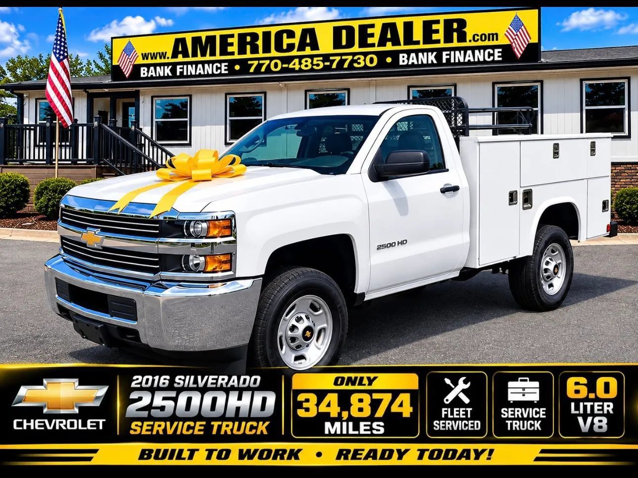 Used 2016 Chevrolet Silverado 2500 W/T RWD image 5