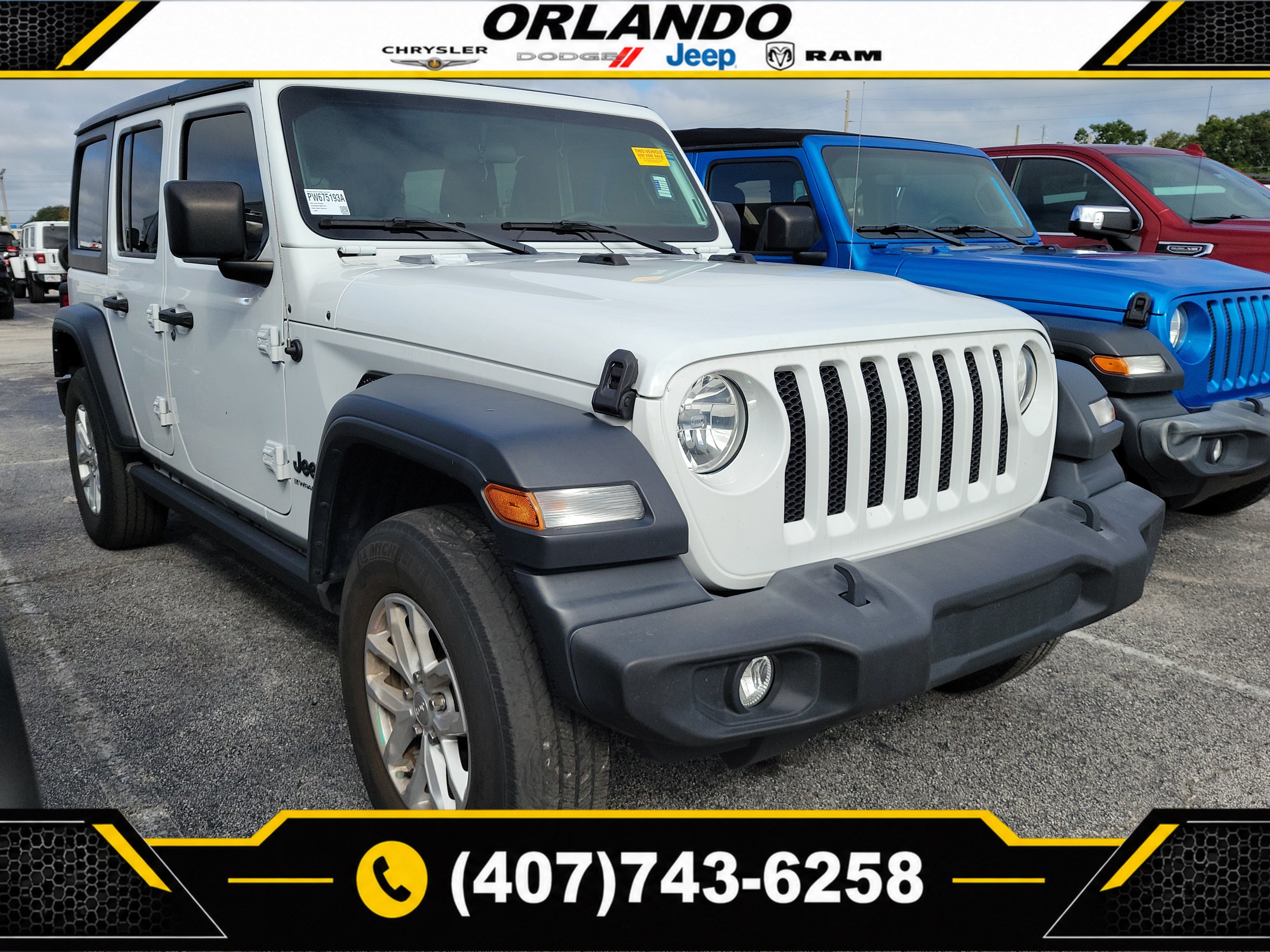 Used 2023 Jeep Wrangler Unlimited Sport AWD/4WD image 1