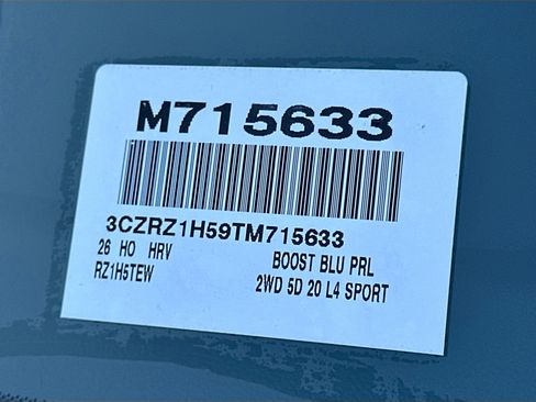 New 2026 Honda HR-V Sport image 24