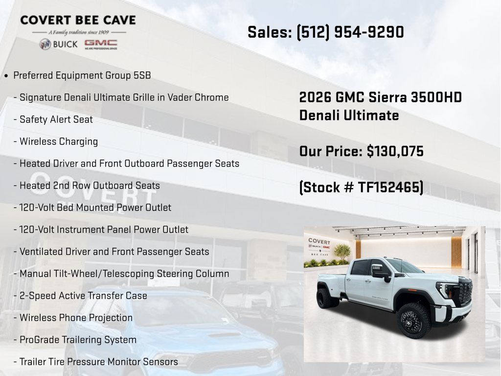 New 2026 GMC Sierra 3500 Denali Ultimate AWD/4WD image 14