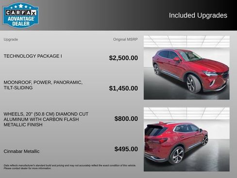 Used 2021 Buick Envision Essence w/ Technology Package I FWD image 3