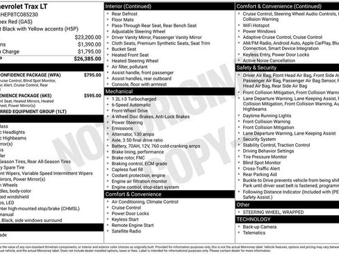 New 2026 Chevrolet Trax LT w/ Driver Confidence Package image 5