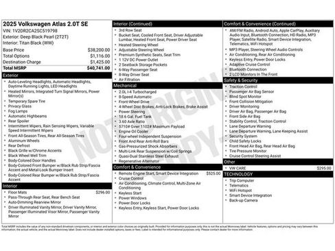 Used 2025 Volkswagen Atlas SE image 44