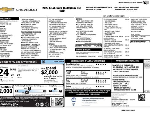 Used 2023 Chevrolet Silverado 1500 RST w/ Z71 Off-Road Package image 20