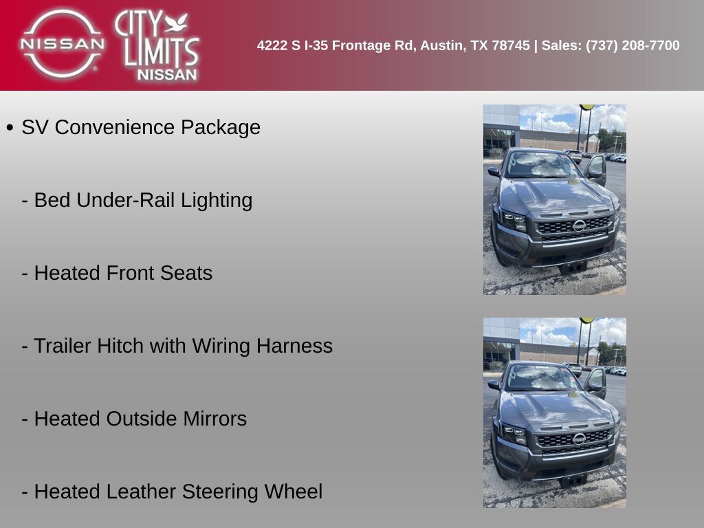 Used 2026 Nissan Frontier SV w/ SV Convenience Package AWD/4WD image 2