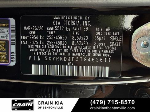 New 2026 Kia Sorento SX Prestige AWD/4WD image 37