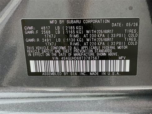 New 2026 Subaru Crosstrek 2.5i Premium AWD/4WD image 25