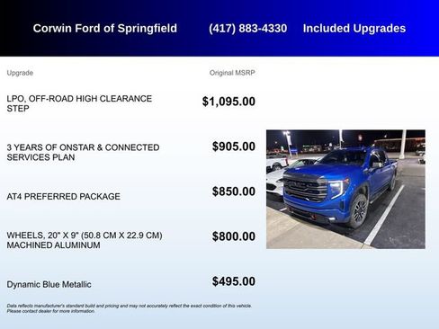 Used 2022 GMC Sierra 1500 AT4 w/ AT4 Preferred Package image 5