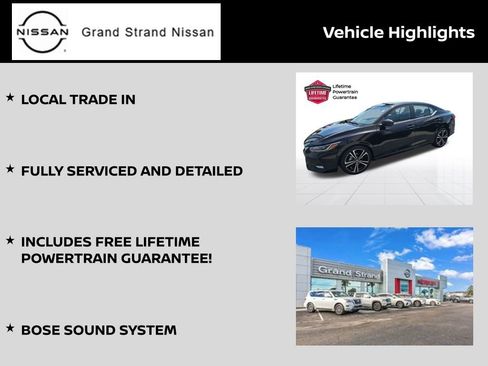 Used 2023 Nissan Sentra SR w/ SR Premium Package FWD image 6