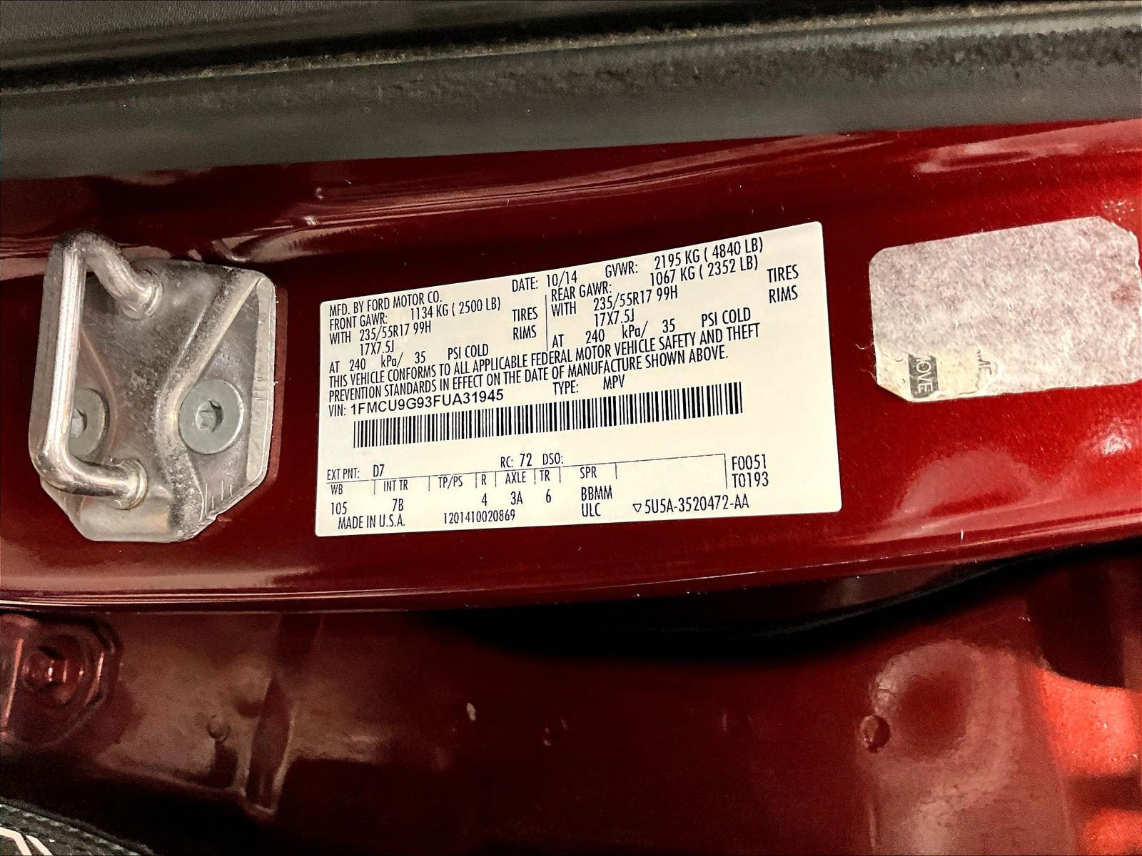 Used 2015 Ford Escape SE AWD/4WD image 19