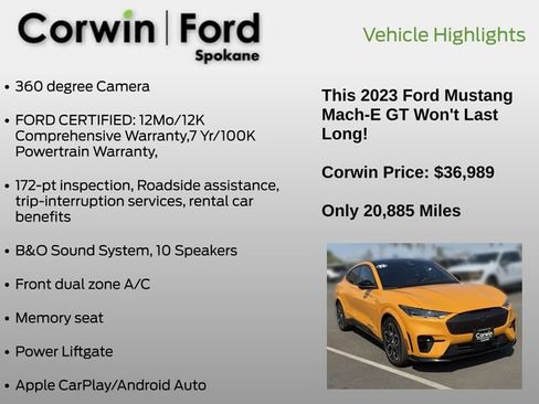 Used 2023 Ford Mustang Mach-E GT AWD/4WD image 7